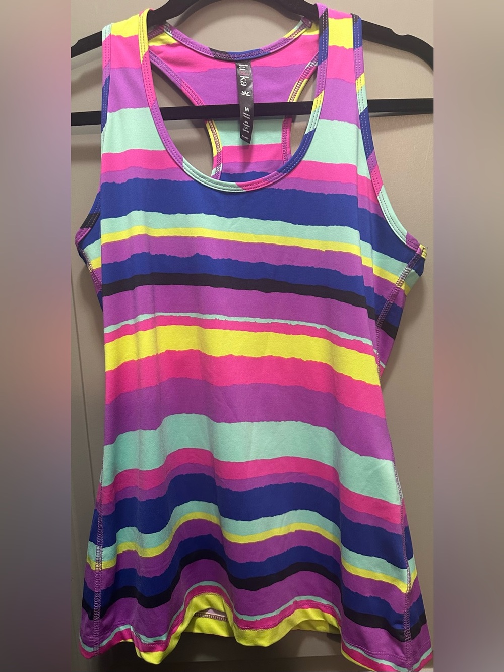 Lukka Size M Striped Athletic Tank NWOT